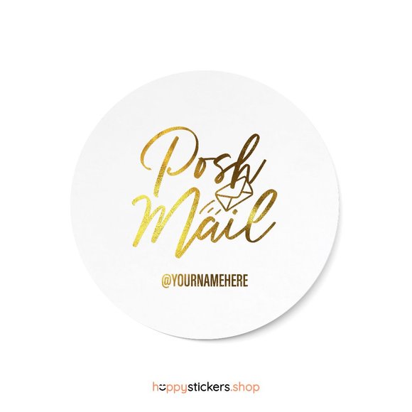 Thank You For Shopping My Closet! Stickers & Labels with your custom wor… - Picture 3 of 17